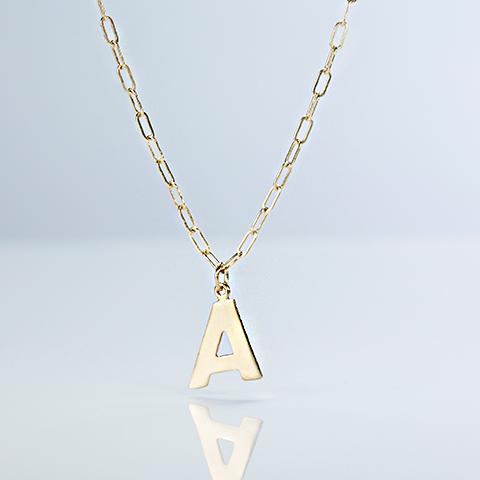 The Cutout Letter Charms