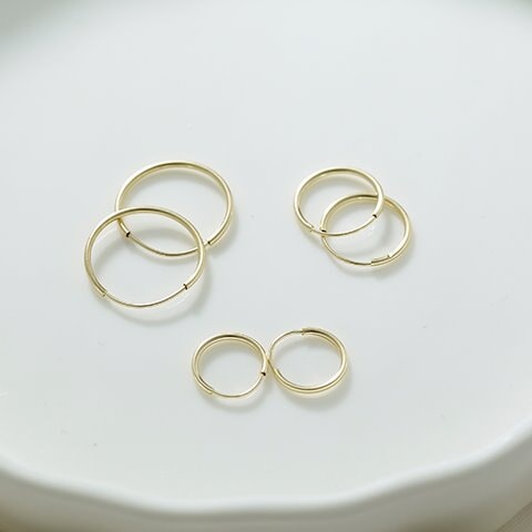 The Dainty Hoop Earrings