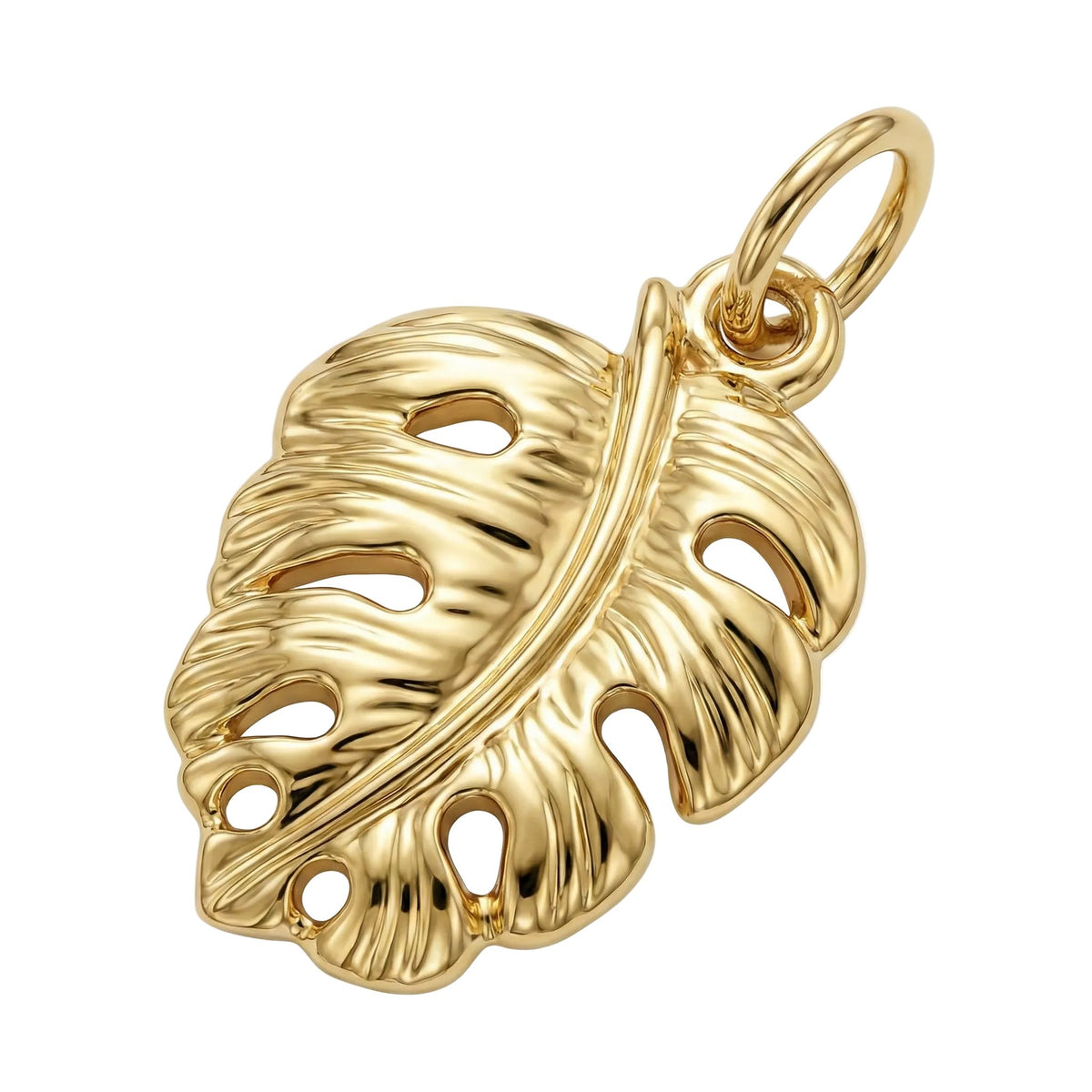 NEW TOP JEWELRY 14K Leaf Charm 14金 Palm_Leaf_Charm_14k_Gold_1200x