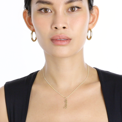 Helen Ficalora Dainty Cuban Chain Video on Model