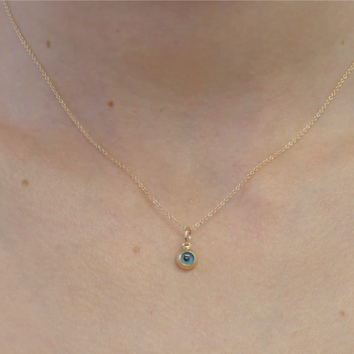 Evil Eye charm pendant for necklace and bracelet.