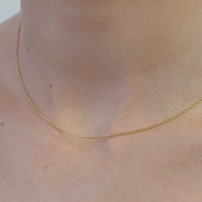 Helen Ficalora Medium Fine Chain Video on Model