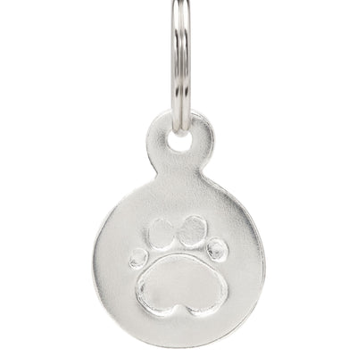 Large Paw Print Pet Tag Jewelry Helen Ficalora Sterling Silver