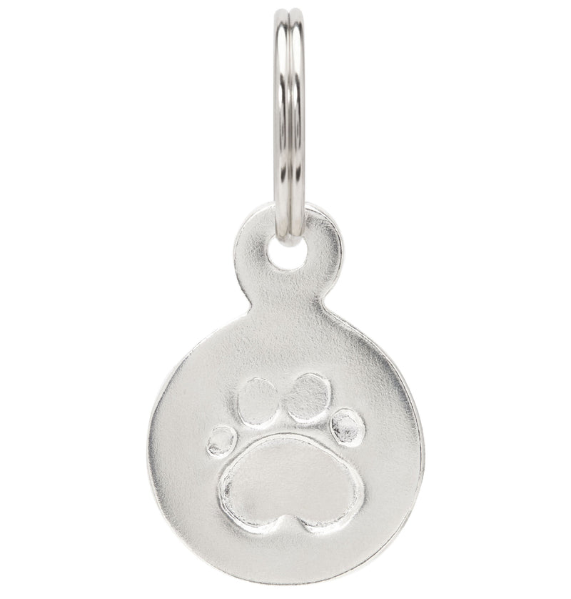 Large Paw Print Pet Tag Jewelry Helen Ficalora Sterling Silver