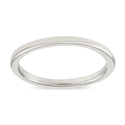 2mm Round Ring Jewelry Helen Ficalora 14k White Gold