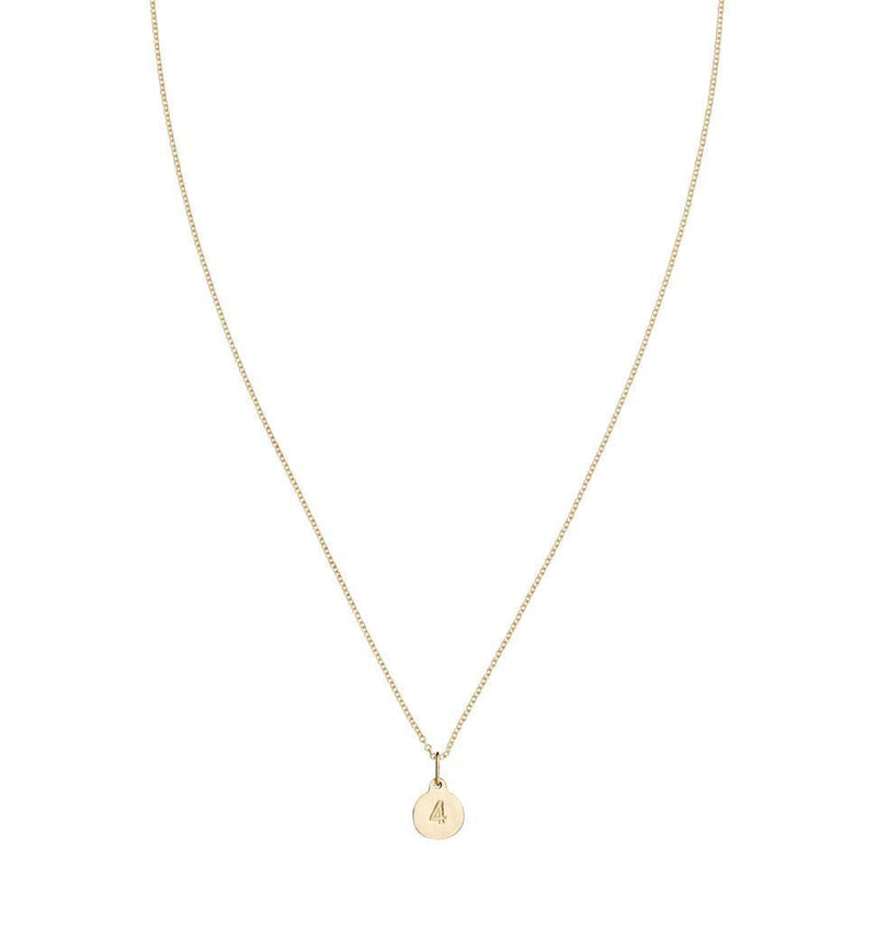 "4" Number Charm Jewelry Helen Ficalora