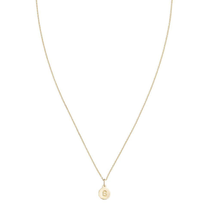 "6" Number Charm Jewelry Helen Ficalora