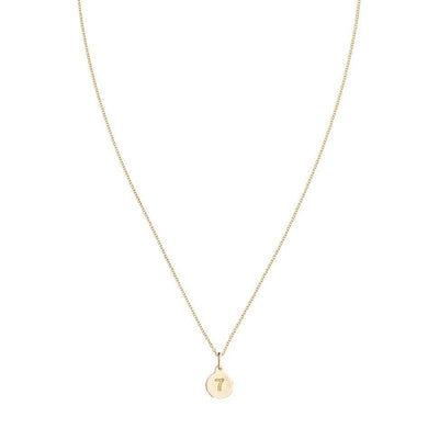 Helen Ficalora 14k Gold Number 7 Charm for Necklaces and Bracelets