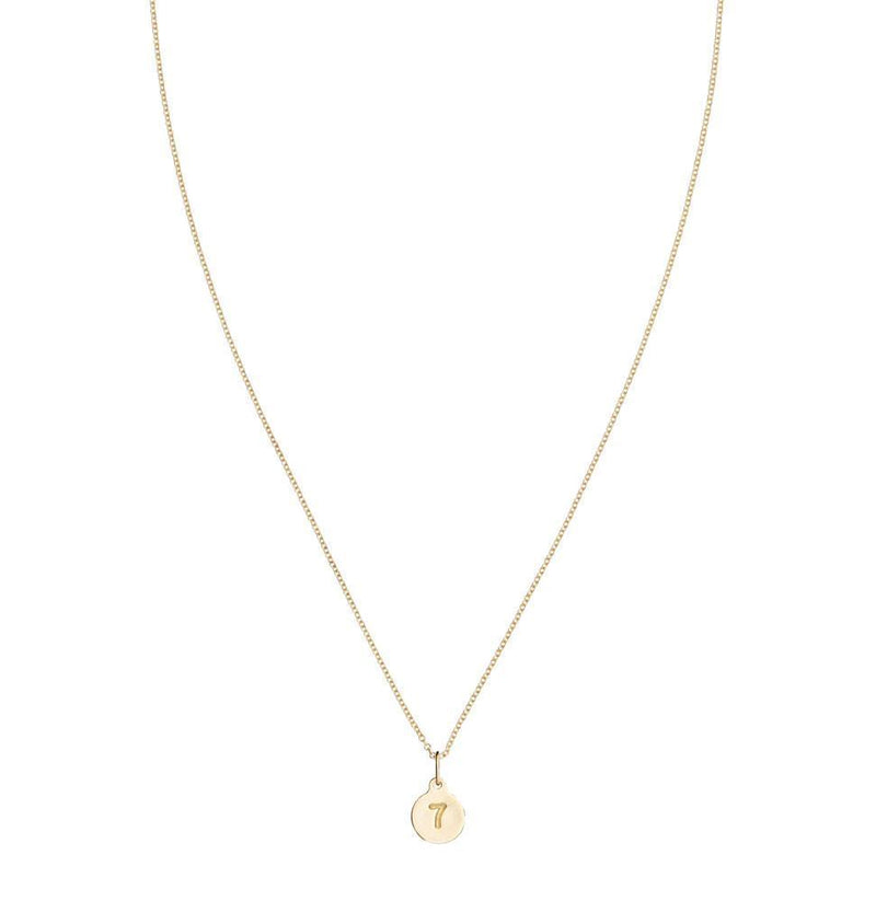 Helen Ficalora 14k Gold Number 7 Charm for Necklaces and Bracelets