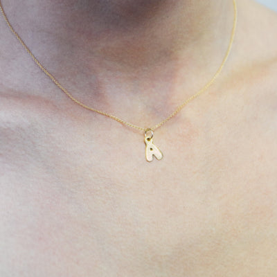 "B" Bubble Letter Charm Jewelry Helen Ficalora
