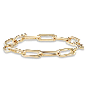 Helen Ficalora Gold Chain Link Ring - Solid 14k Gold