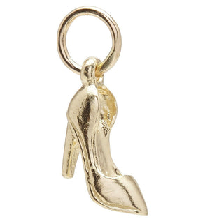 High Heel Mini Charm Jewelry Helen Ficalora 14k Yellow Gold For Necklaces And Bracelets
