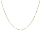 Helen Ficalora 14k Yellow Gold Oval Link Paperclip Chain Necklace