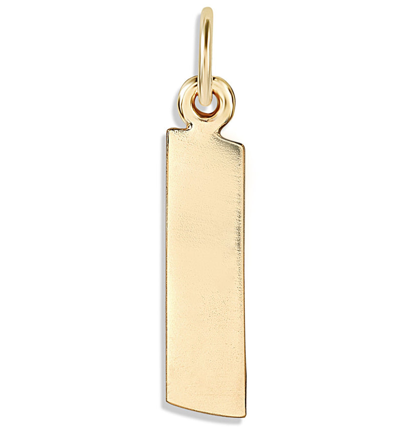 "I" Cutout Letter Charm 14k Yellow Gold Jewelry For Necklaces And Bracelets From Helen Ficalora Every Letter And Initial Available