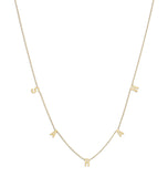 14K Gold Name Chain Necklace - Helen Ficalora