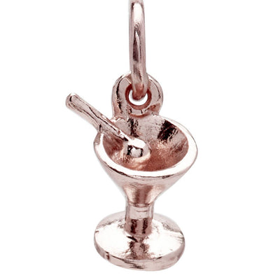 Martini Glass Mini Charm Jewelry Helen Ficalora 14k Pink Gold For Necklaces And Bracelets