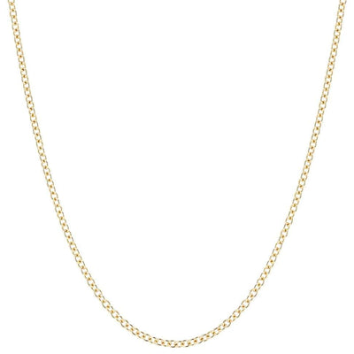 Helen Ficalora 14K Yellow Gold Thin Cable Simple Necklace Chain