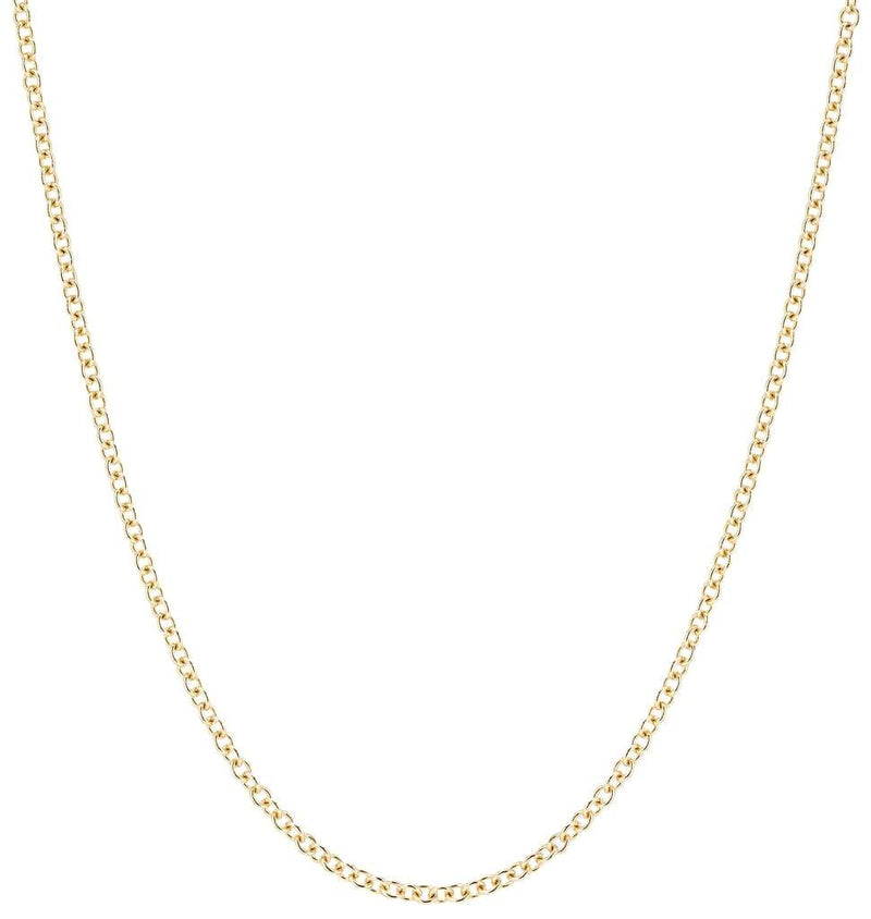 Helen Ficalora 14K Yellow Gold Thin Cable Simple Necklace Chain