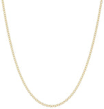 Helen Ficalora 14K Yellow Gold Thin Cable Simple Necklace Chain 
