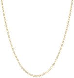 Helen Ficalora 14K Yellow Gold Thin Cable Simple Necklace Chain