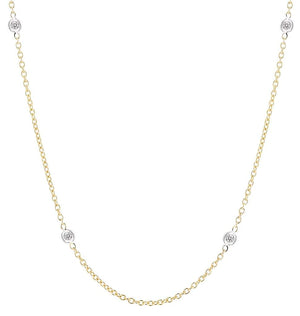 Helen Ficalora 14K Yellow Gold Chain With Diamonds