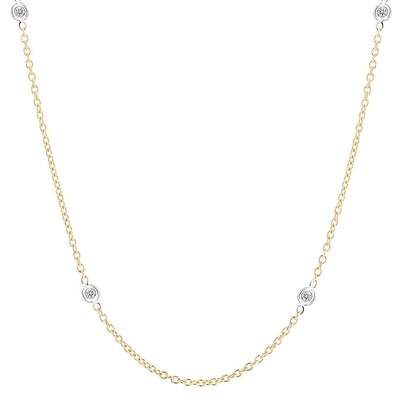 Helen Ficalora 14K Yellow Gold Chain With Diamonds