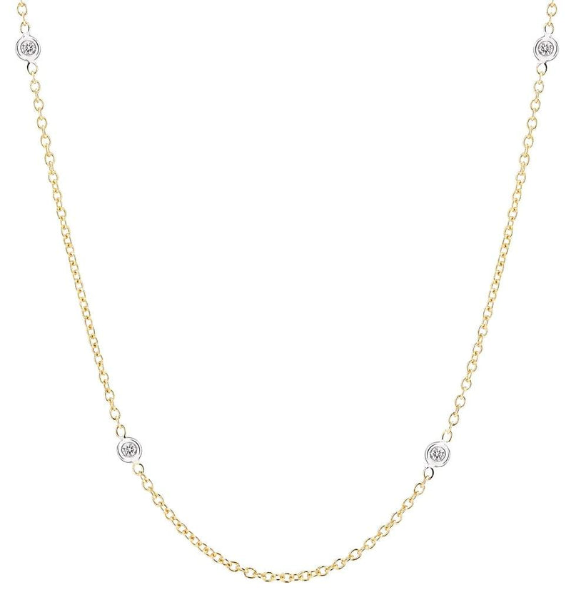 Helen Ficalora 14K Yellow Gold Chain With Diamonds