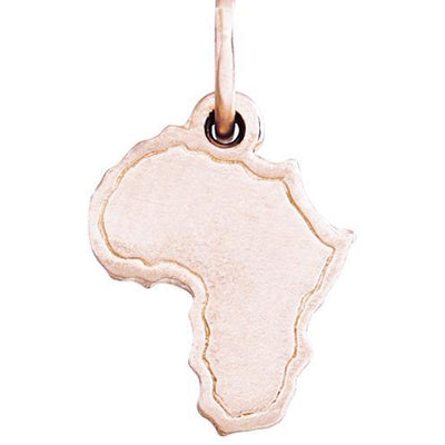 Helen Ficalora 14k Rose Gold Africa Charm for Bracelets & Necklaces