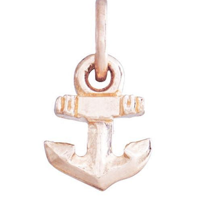 Anchor Mini Charm Jewelry Helen Ficalora 14k Pink Gold