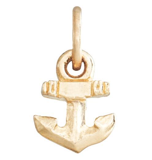 Anchor Mini Charm Jewelry Helen Ficalora 14k Yellow Gold