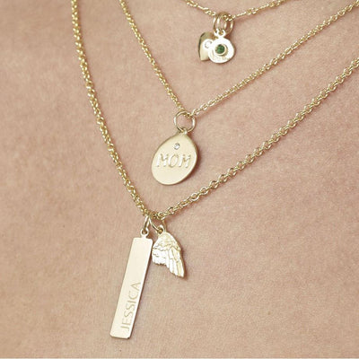 Angel Wing Mini Charm Jewelry Helen Ficalora 14k Yellow Gold For Necklaces And Bracelets