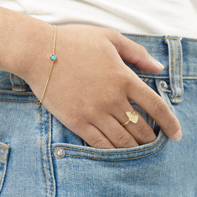 Helen Ficalora Angel Wing Ring 14K Yellow Gold