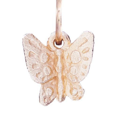 Helen Ficalora Small 14k Gold Butterfly Pendant