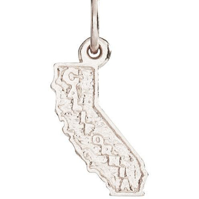 Helen Ficalora 14k White Gold California State Charm For Bracelets & Necklaces