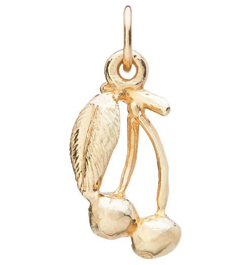 Cherries Mini Charm Jewelry Helen Ficalora 14k Yellow Gold