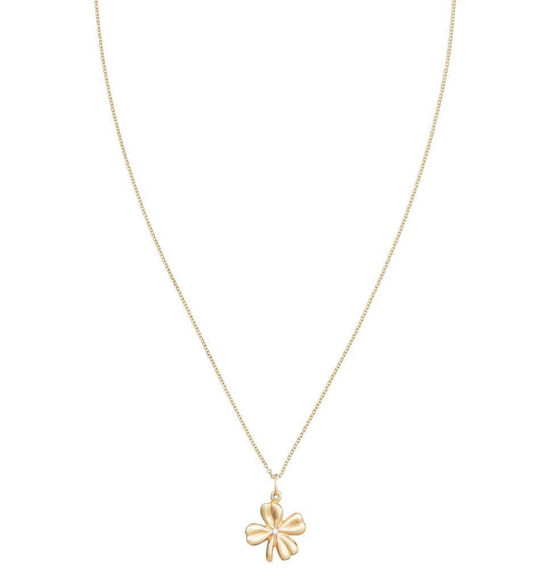 Clover Flower Charm With Diamond Jewelry Helen Ficalora