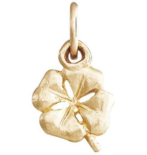 Clover Mini Charm Jewelry Helen Ficalora 14k Yellow Gold