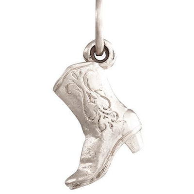 Cowboy Boot Mini Charm Jewelry Helen Ficalora 14k White Gold
