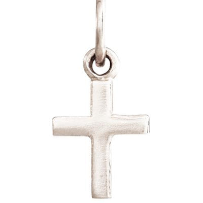 Cross Mini Charm Jewelry Helen Ficalora 14k White Gold