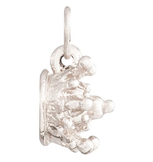 Crown Mini Charm Jewelry Helen Ficalora 14k White Gold