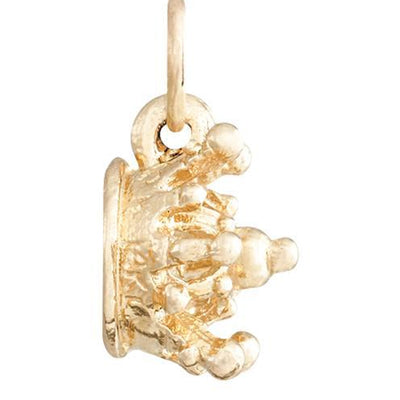 Crown Mini Charm Jewelry Helen Ficalora 14k Yellow Gold