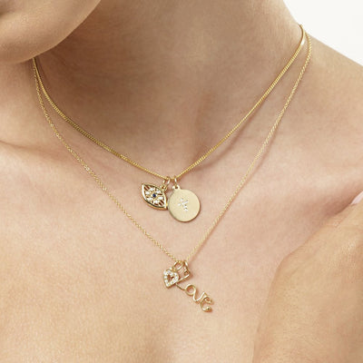 Helen Ficalora Gold & Blue Evil Eye Charm