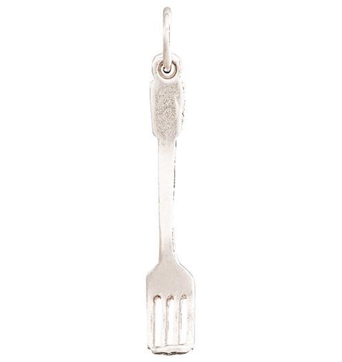 Fork Mini Charm Jewelry Helen Ficalora 14k White Gold
