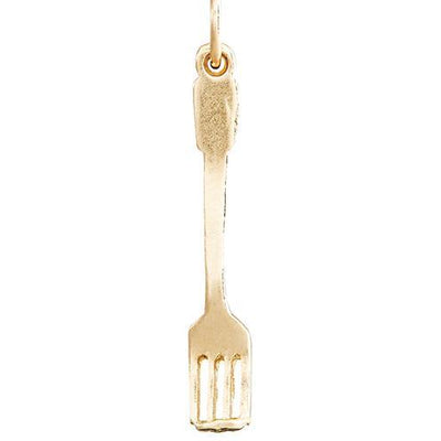 Fork Mini Charm Jewelry Helen Ficalora 14k Yellow Gold