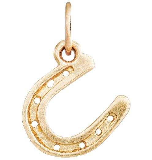 Helen Ficalora Gold Horseshoe Charm