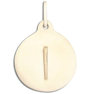"I" Alphabet Charm Jewelry Helen Ficalora 14k Yellow Gold For Necklaces And Bracelets