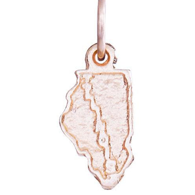 Illinois Mini Charm Jewelry Helen Ficalora 14k Pink Gold