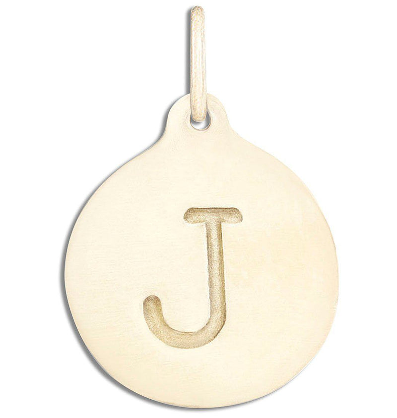 "J" Alphabet Charm Jewelry Helen Ficalora 14k Yellow Gold For Necklaces And Bracelets
