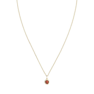 Birth Jewel Cabochon Charm With Garnet Jewelry Helen Ficalora