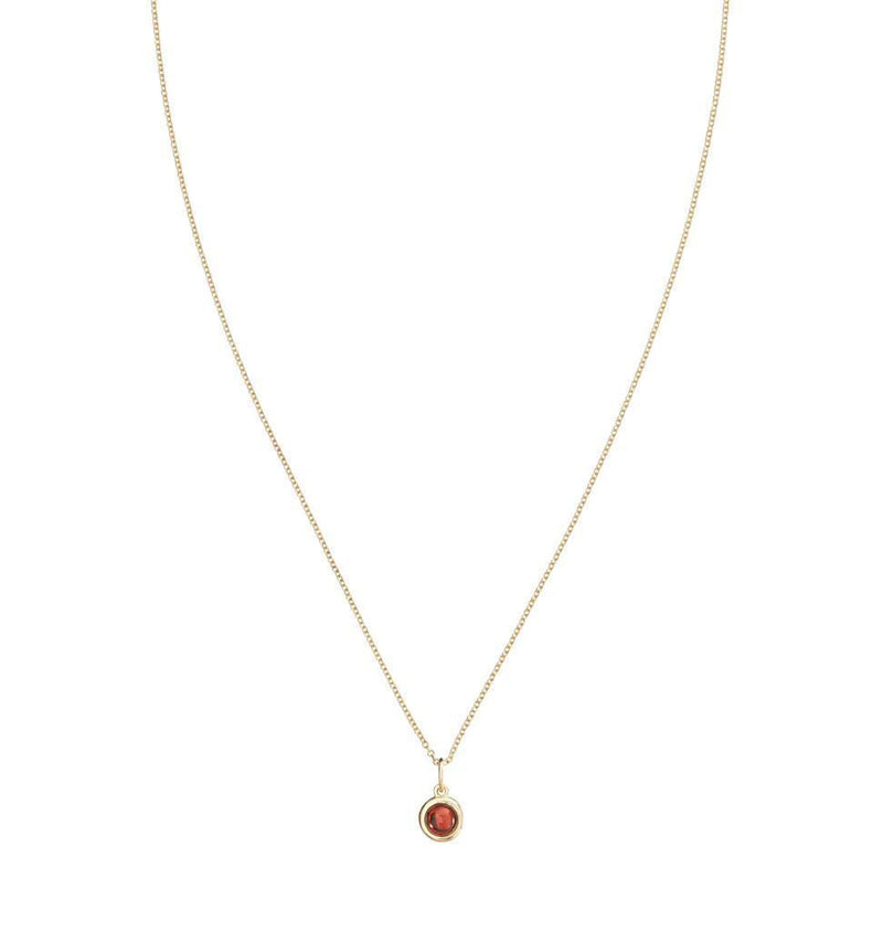 Birth Jewel Cabochon Charm With Garnet Jewelry Helen Ficalora